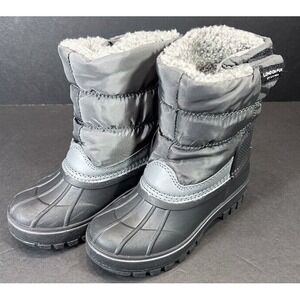 London Fog Youth Snow‎ Boots Size 12 Water Resistant Insulated Winter Boots
